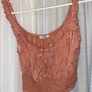 LOVETREE Women's Rust Sleeveless Top